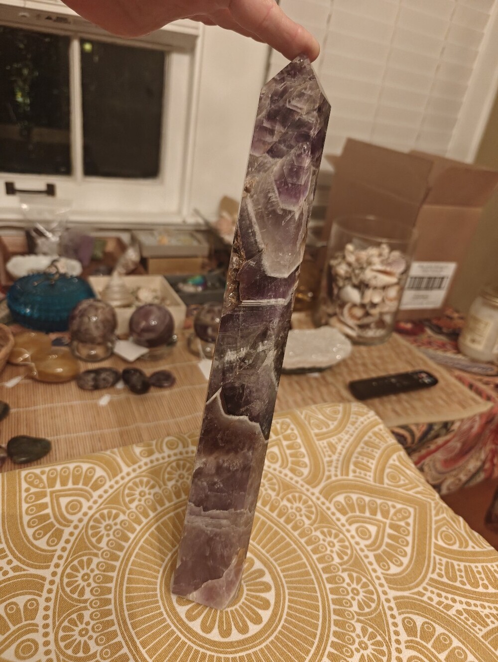 Chevron Amethyst Tower